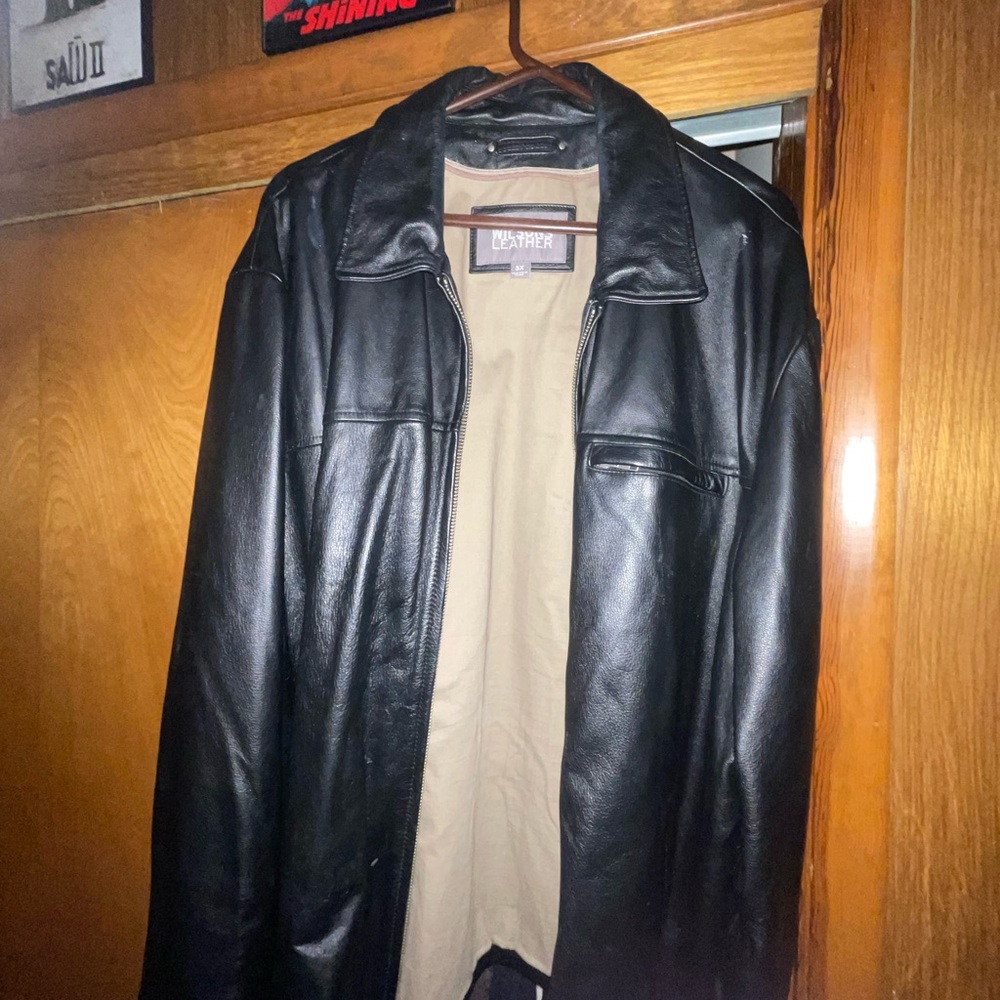 Men's Black Leather Jacket